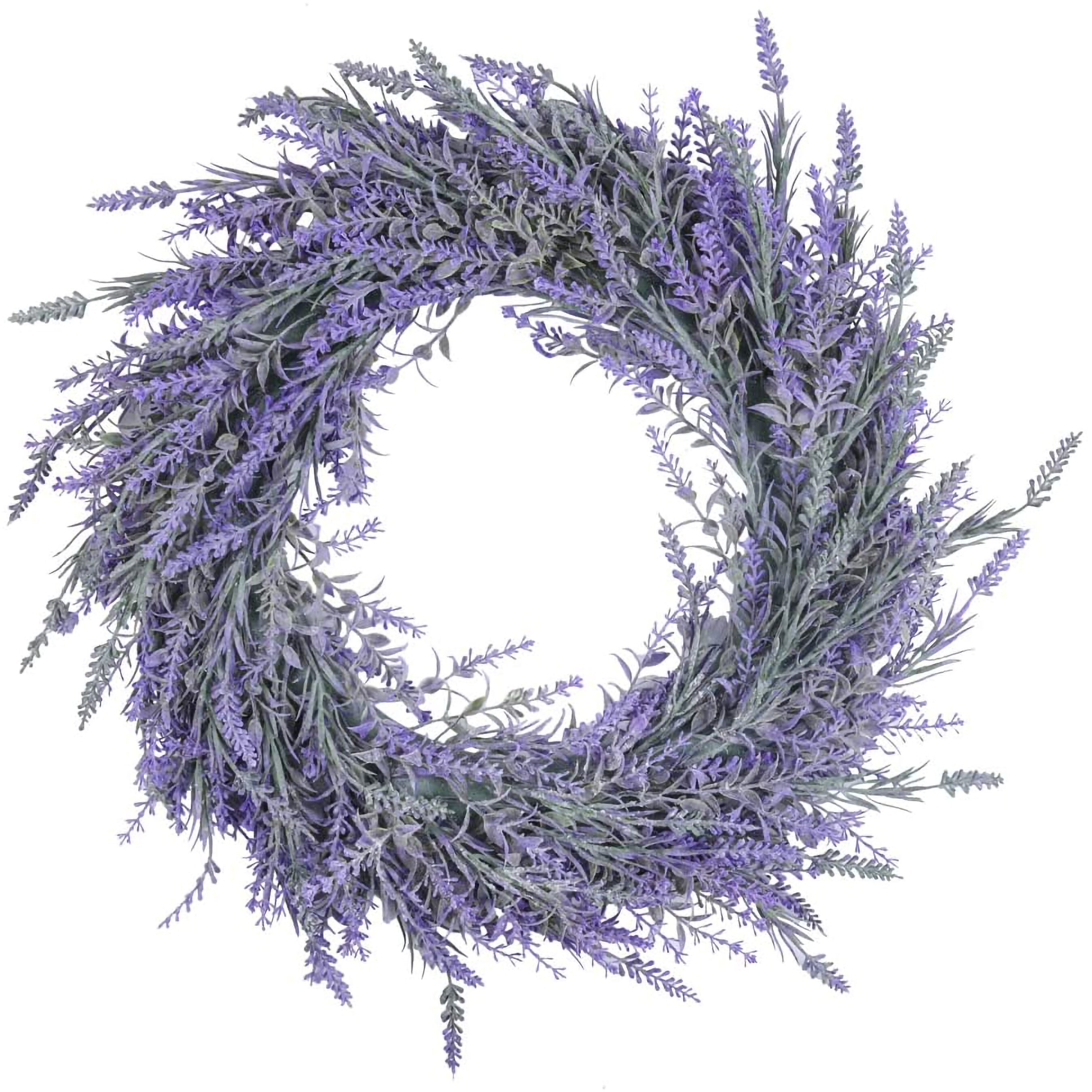 Lavender Wreath artificial. 16 18'' and Etsy