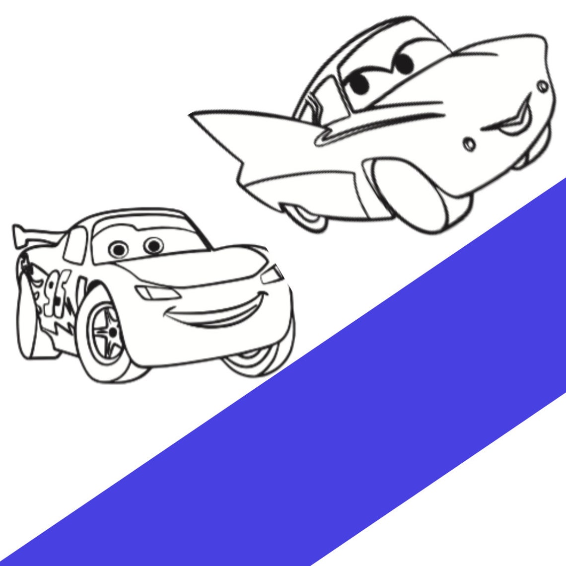 Cars Coloring Book Printable 15 pages | Etsy
