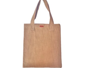 100% Cotton Canvas tote bag heavy duty classic handmade