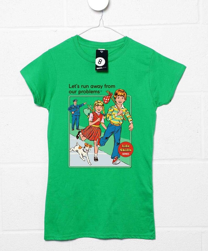 Official Steven Rhodes Let's Run Away From Our Problems Etsy
