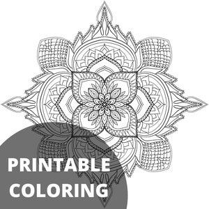 Stapel Prestige stapel Grote Mandala Kleurplaten Mandala Volwassen Kleurposter - Etsy Nederland