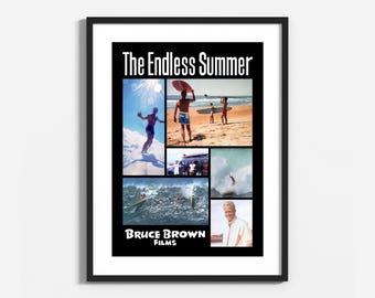 The Endless Summer Print: manifesto del film di surf vintage