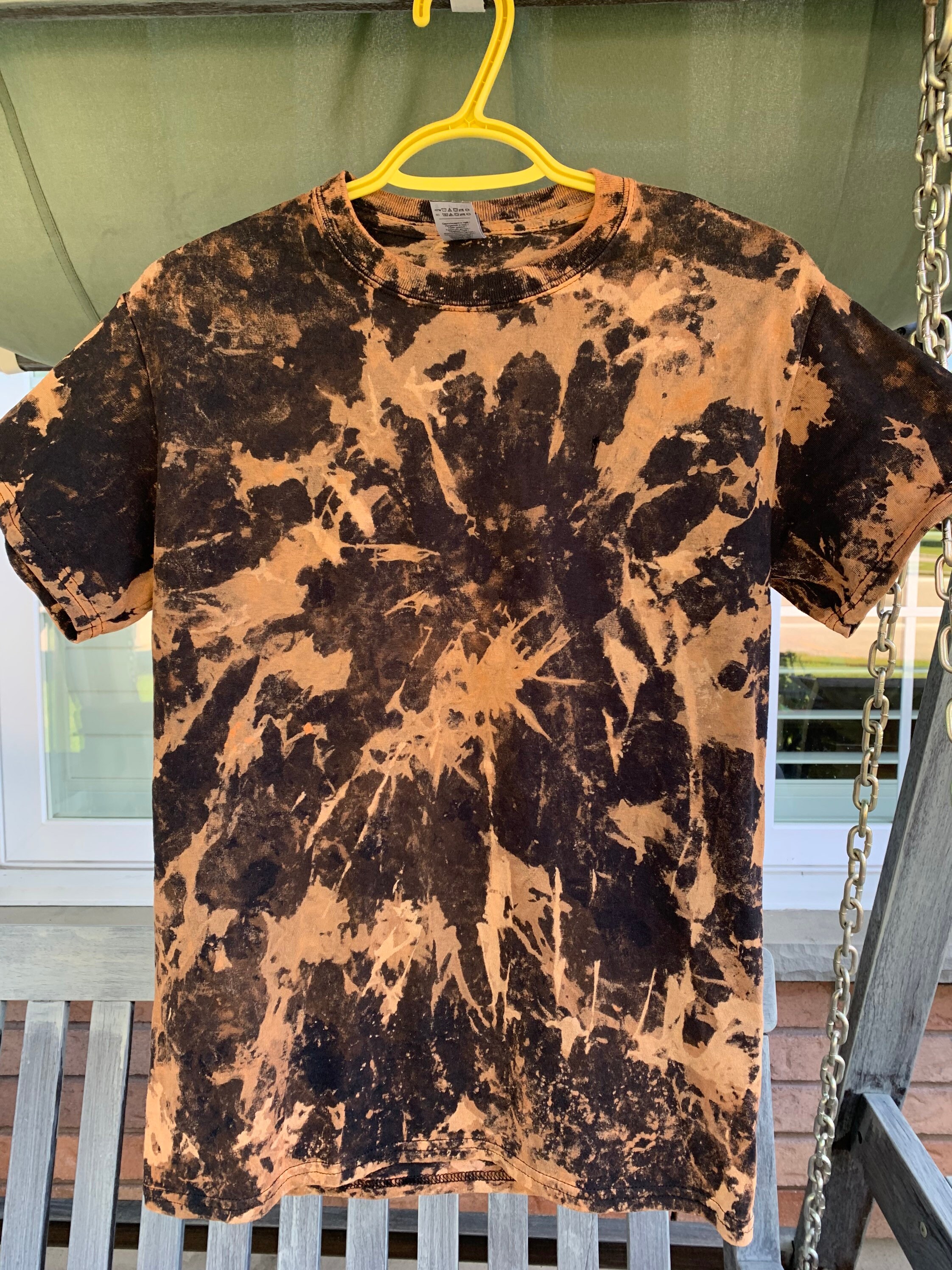 Bleach Dye TShirt/Unisex TShirt Etsy
