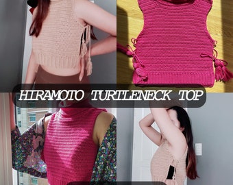 Hiramoto Turtleneck Top Written Pattern