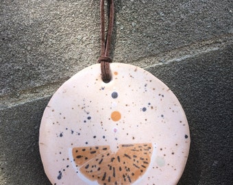Orange wall hanging