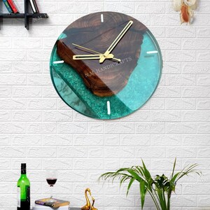 Resin Wall Clock, Wood Wall Clock, Wall Hanging Clock , Clock For Home, Office Clock, Drawing Room Clock, Time Clock, Epoxy Clock,Wood Clock