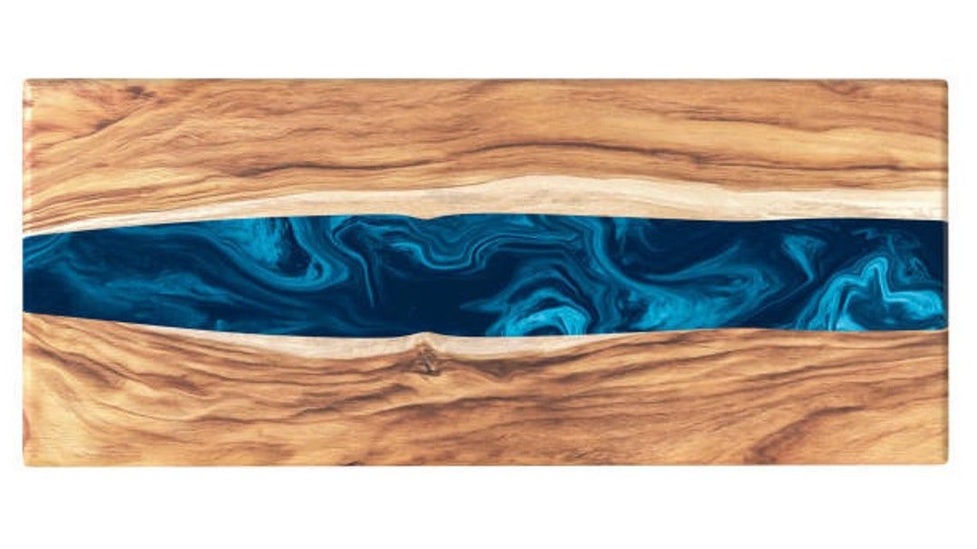 Deep Ocean Dining Table Top, High Quality, Natural Wood, Hallway Table ...