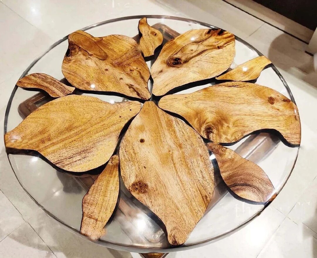 Clear Resin Coffee Table Epoxy Table Transparent Table Top Etsy