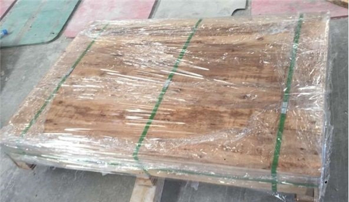 Black Stone Coffee Table Top, Marble Counter Top, Floral Inlay, Vintage