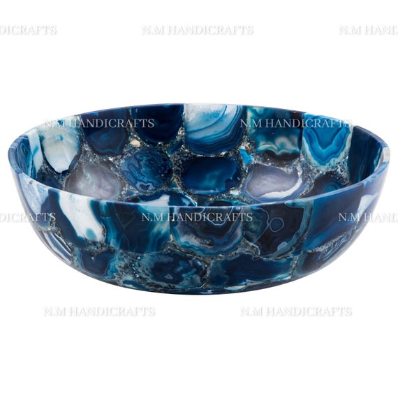 Blue Agate Stone Sink, Wash Basin, Blue Stone Sink, Natural Agate Wash Basin, Stone Sink