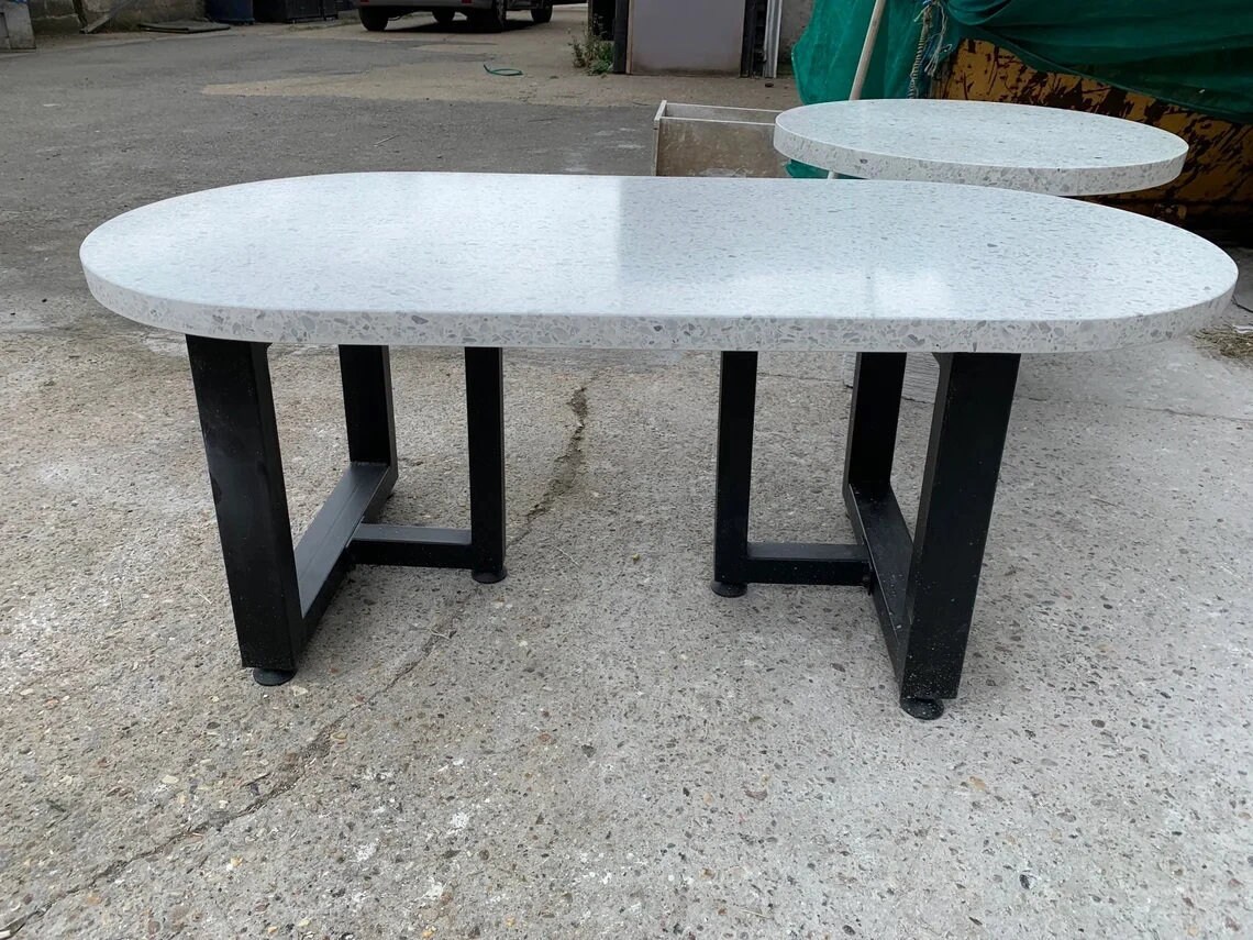 Terrazzo Dining Table Top, Terrazzo Coffee Table Top, Terrazzo Side