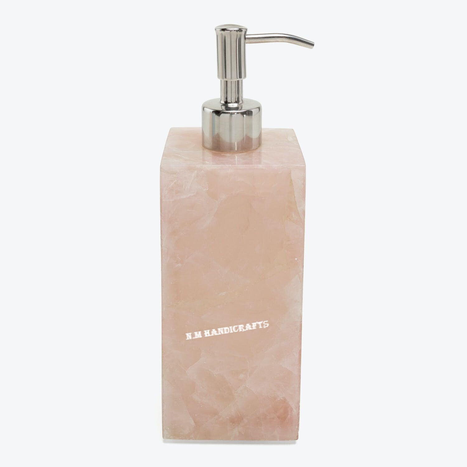 Rose Quartz Soap Dispenser Quartz Dispenser Preciously Hand Etsy