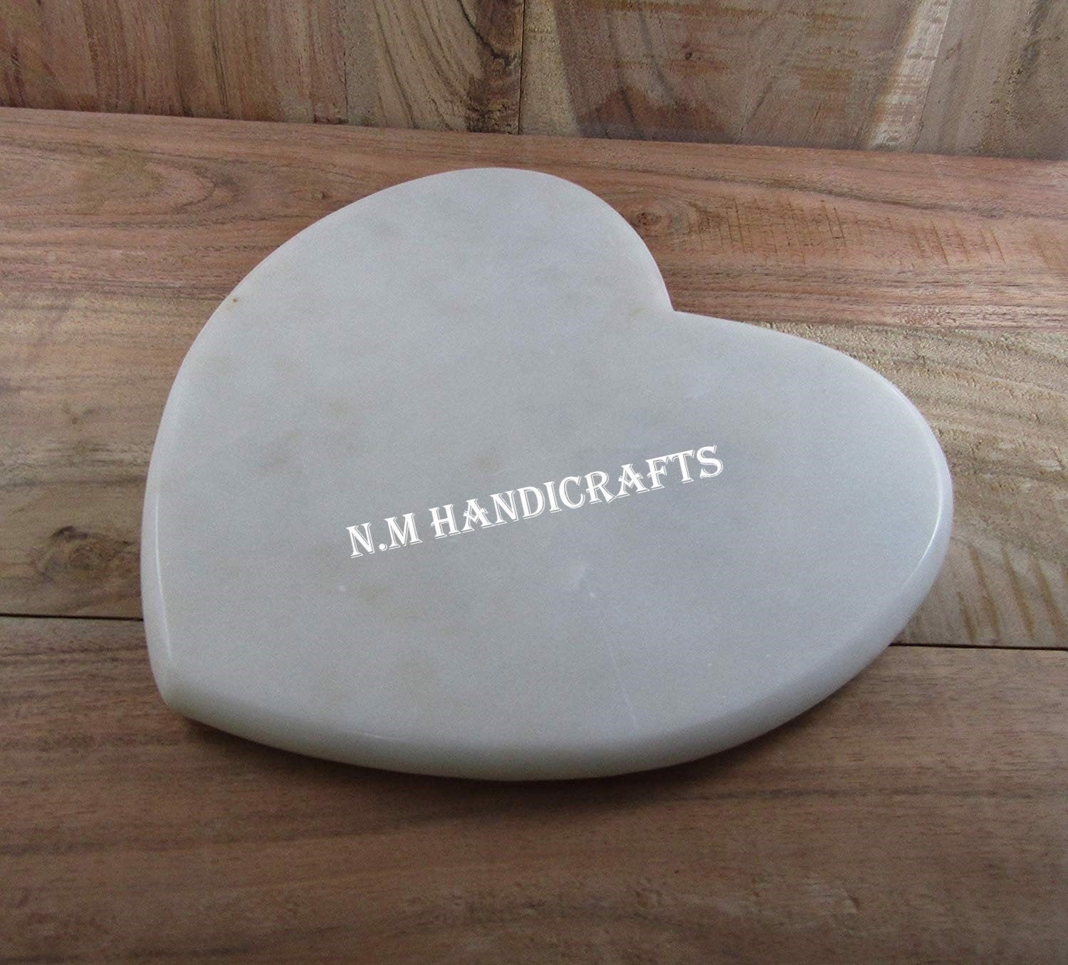 Exotic Heart Shaped White Marble Chopping Board, Coaster, Platter, Gift, Kitchen Decor, Home Decor, Handcrafted Art, Multi Use Piece