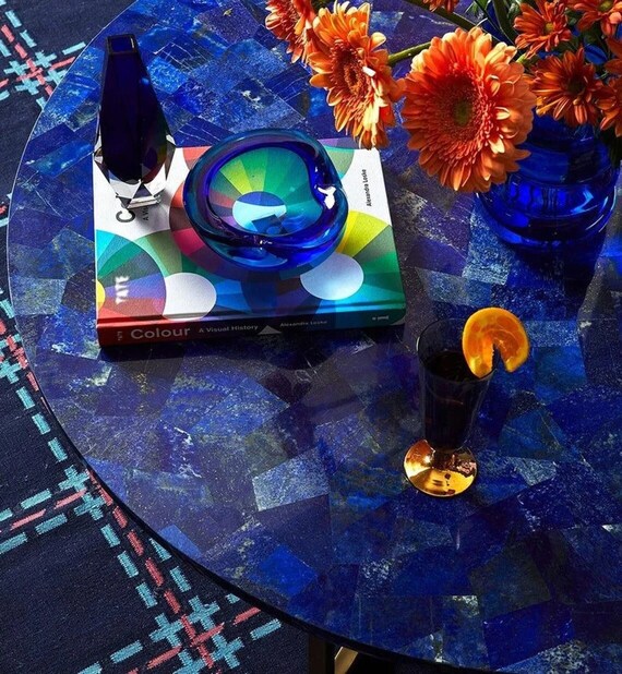 Lapis lazuli coffee table discount