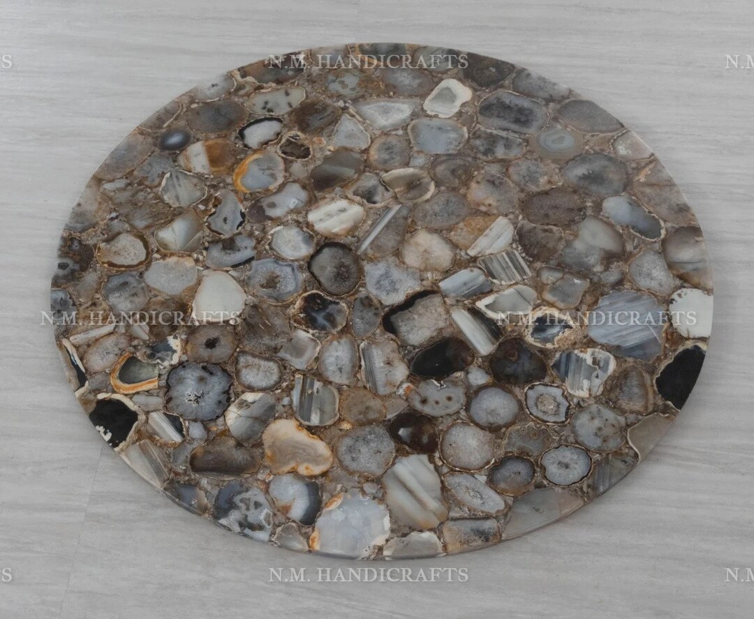 3x3 Agate Table Top | Coffee Table , Center Table, Dinning Table, Agate ...