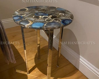 Natural Table Top, Agate Side Table, Agate End Table, Agate Console Table, Agate Coffee Table, Agate Center Table, Home Decor, Bar Decor