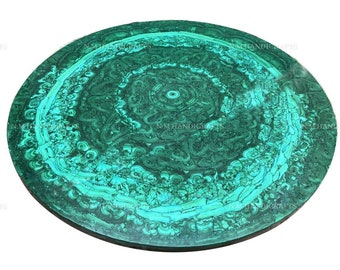 Malachite Dining Table Top, Malachite Coffee Table Top, Green Stone Table, Malachite Stone Table, Malachite Inlay Table, Green Table Top