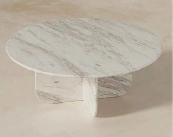 Onyx Marble Coffee Table, Green Onyx Marble Center Table, Side Table, Marble Living Room Table with marble stand, Restaurant Coffee Table