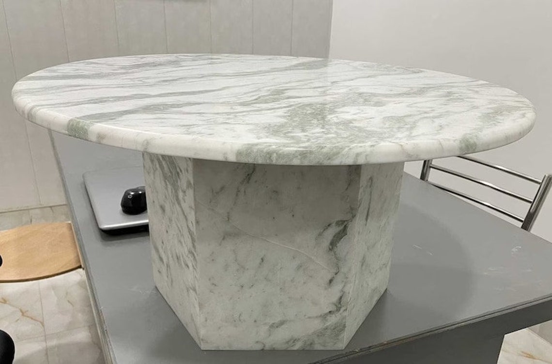 Onyx Marble Coffee Table, Green Onyx Marble Coffee Table, Side Table
