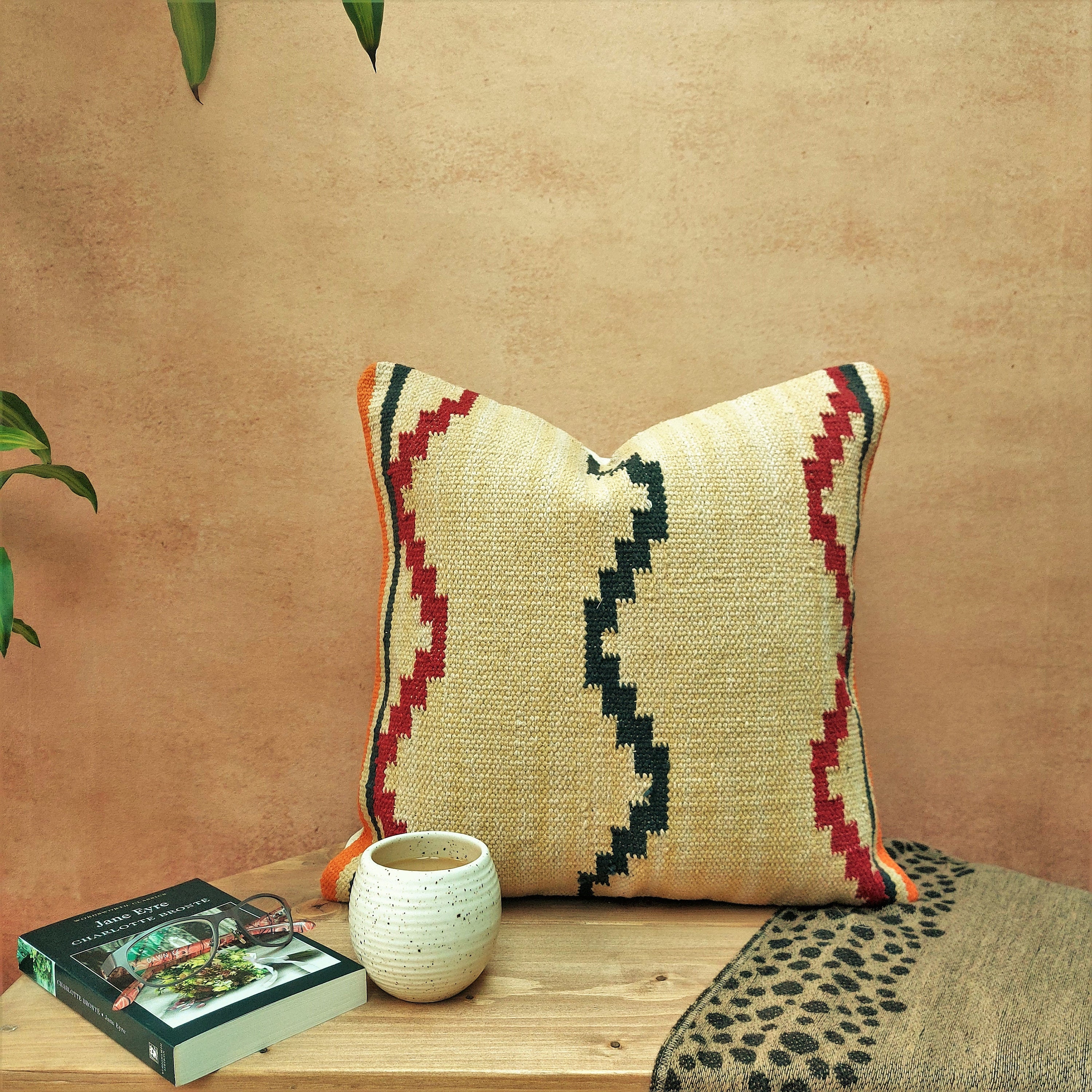 Rustic cushions store and throws