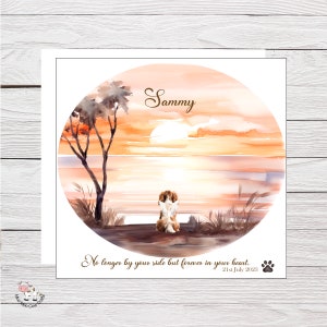 Dog Loss Sympathy Card: Pet Memorial Card