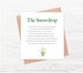 The Snowdrop Miscarriage Gift Card Baby Born Sleeping Sympathy Bereavement Baby Loss  Condolences When Someone Dies Loss of a Baby Gift Card 