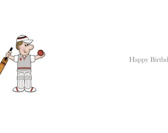 Cricket Birthday Card For Grandson Cricket Player Birthday - View #6