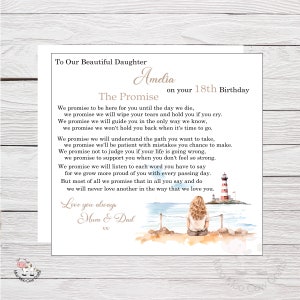 Carte d'anniversaire pour fille, carte pour une fille merveilleuse, 16, 18, 21 ans, tout âge, papier cadeau personnalisé assorti, emballage cadeau
