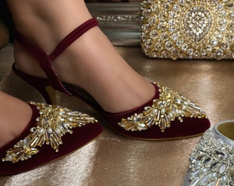 peep toe heel booties