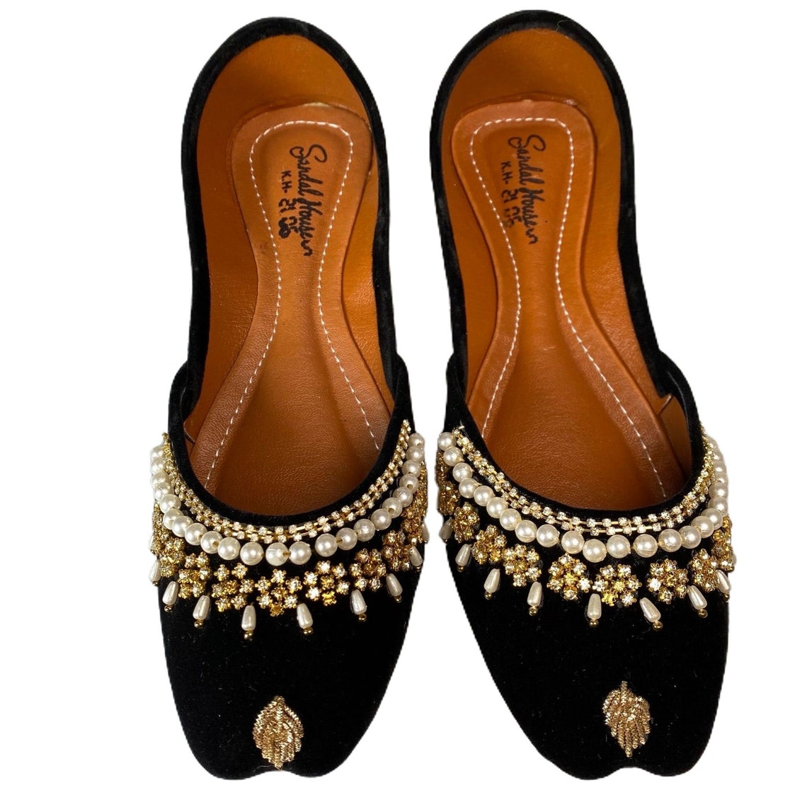 Handmade Ladies Pakistani Indian Khusa Sandal Diamonte and Etsy