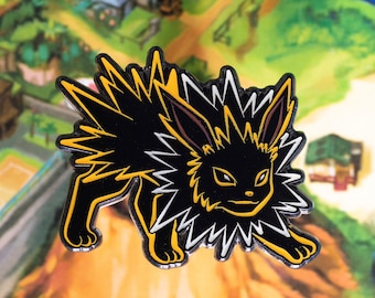 Neon Glow Evolutions Type:Jolt Enamel Pin
