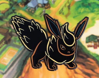 Neon Glow Evolutions Type:Flare Enamel Pin
