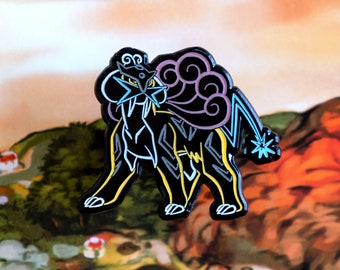 Neon Glow Legendary Thunder Enamel Pin