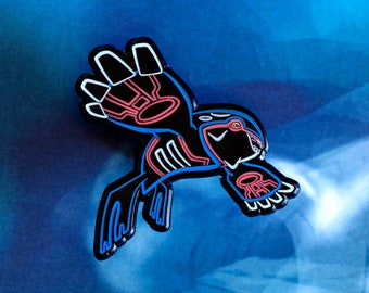 Neon Glow Legendary Sea Enamel Pin