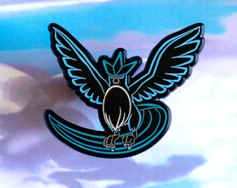 Neon Glow Legendary Freeze Enamel Pin