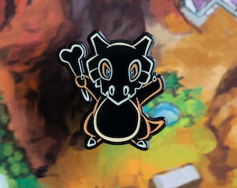 Neon Glow Cubo Enamel Pin