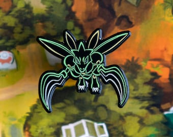 Neon Glow Scytha Enamel Pin