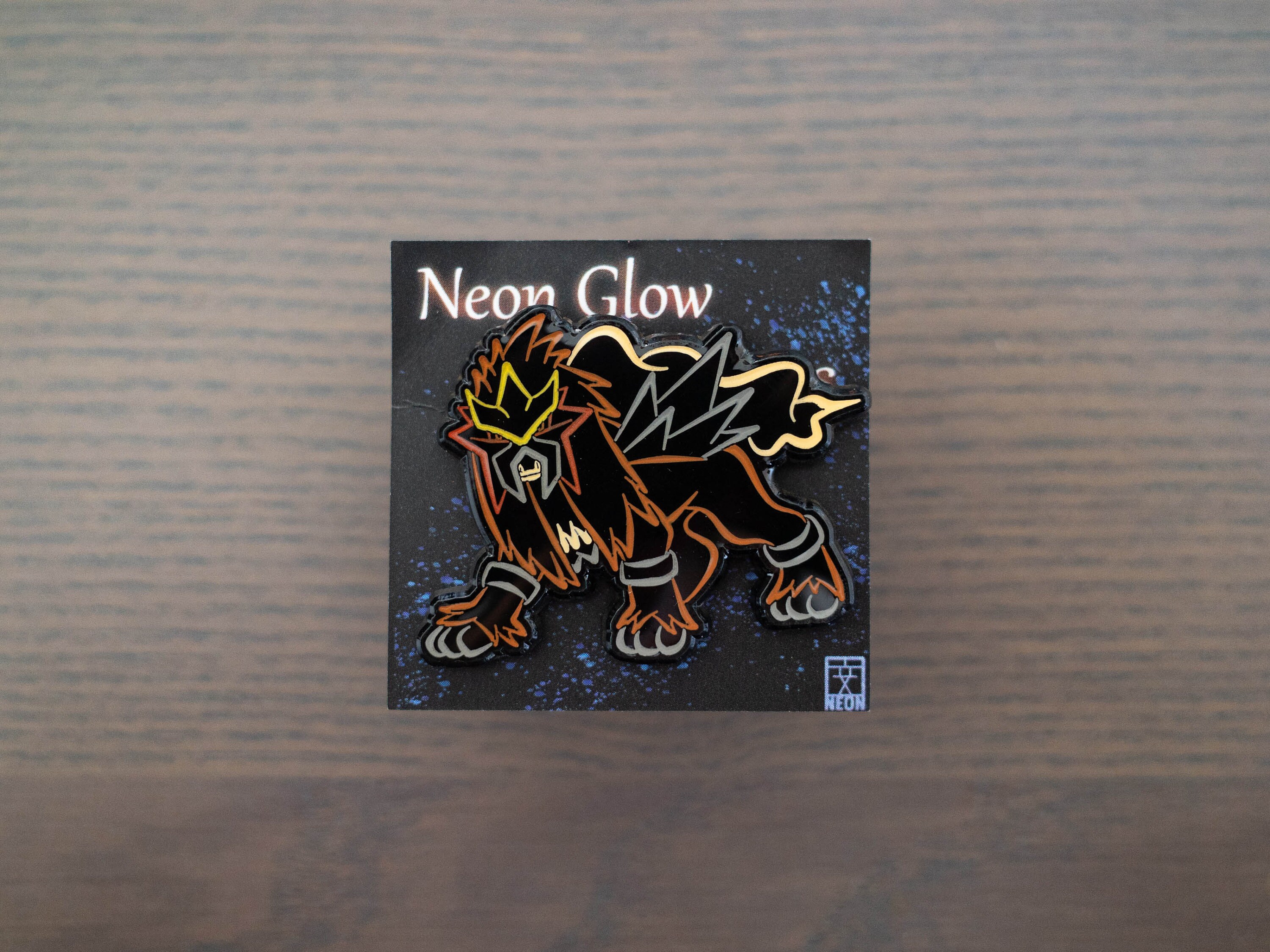 Volcano Pin Neon Glow Legendary Volcano Enamel Pin - Etsy
