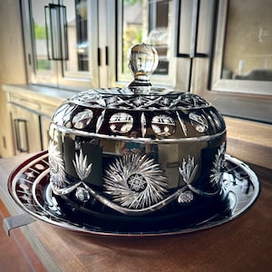 Cake Plate and Cover Etsy