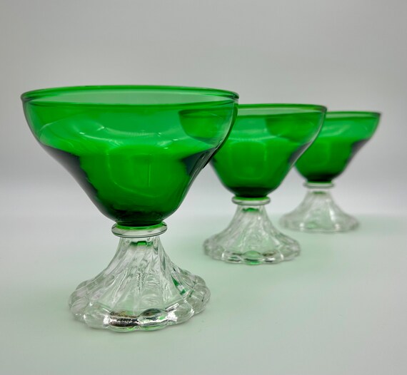 Joeyan Vintage Green Drinking Glasses,Embossed Colored Highball Glass Cups,Water Tumbler Glasses With Diamond Design,Glassware Set For Juice Beverages Cocktail Beer,12 Oz,Set Of 4,Dishwasher Safe
