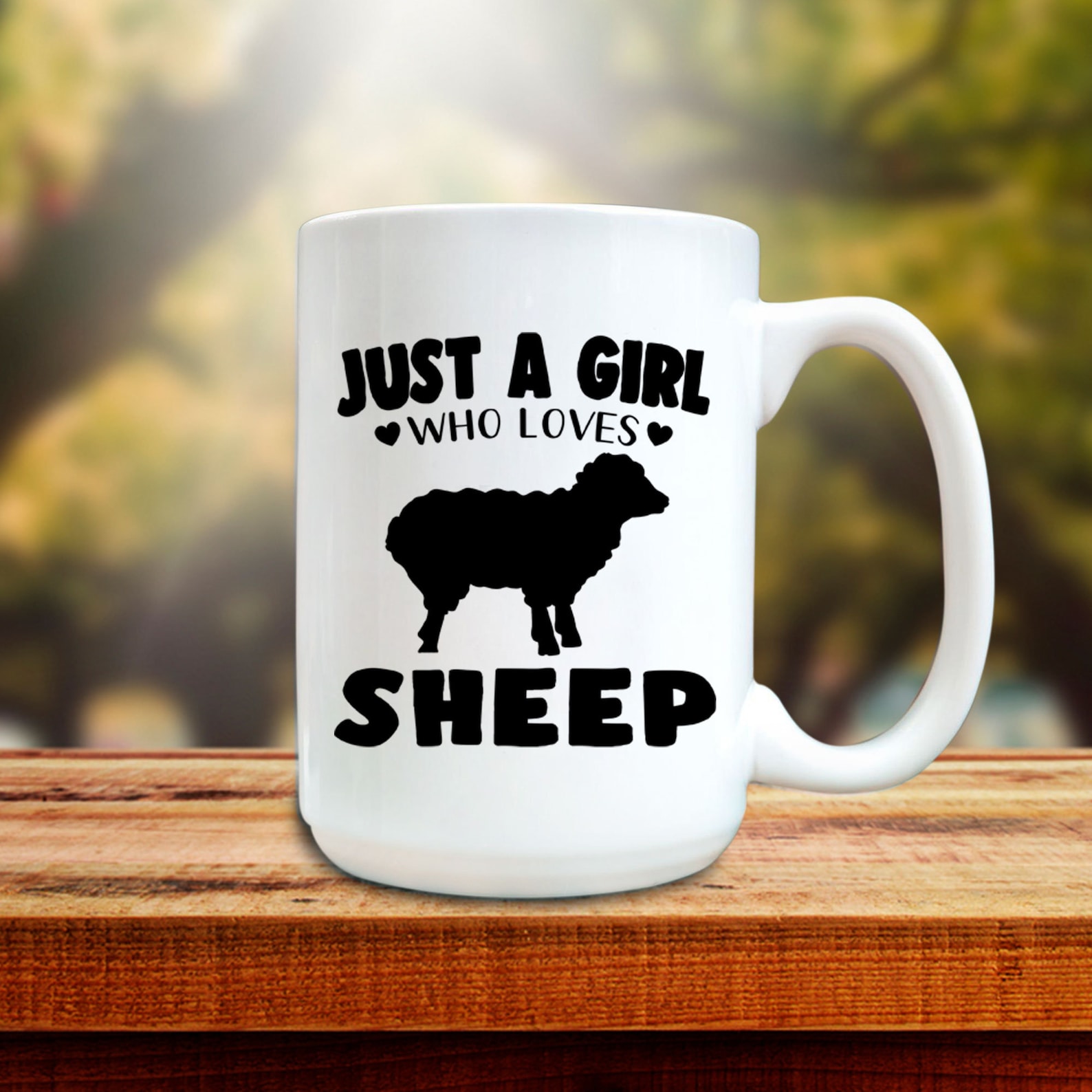 Just A Girl Who Loves Sheep Mugs Animal Lover Sheep Gift For Etsy