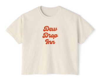 Vintage Dew Drop Inn Women&#39;s Boxy Tee, Tori Amos Muhammad My Friend Shirt, Retro Music Fan Top, Boys for Pele