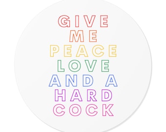 Tori Amos "Professional Widow" Quote - Give Me Peace Love and a Hard Cock - Waterproof - Ladies of the 90s - 90s Feminist Icons