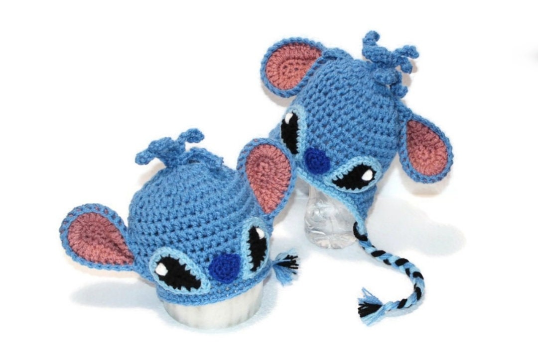 Lilo and Stitch in Scrump hat crochet amigurumi pattern – Lenns Craft