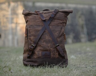etsy canvas backpack
