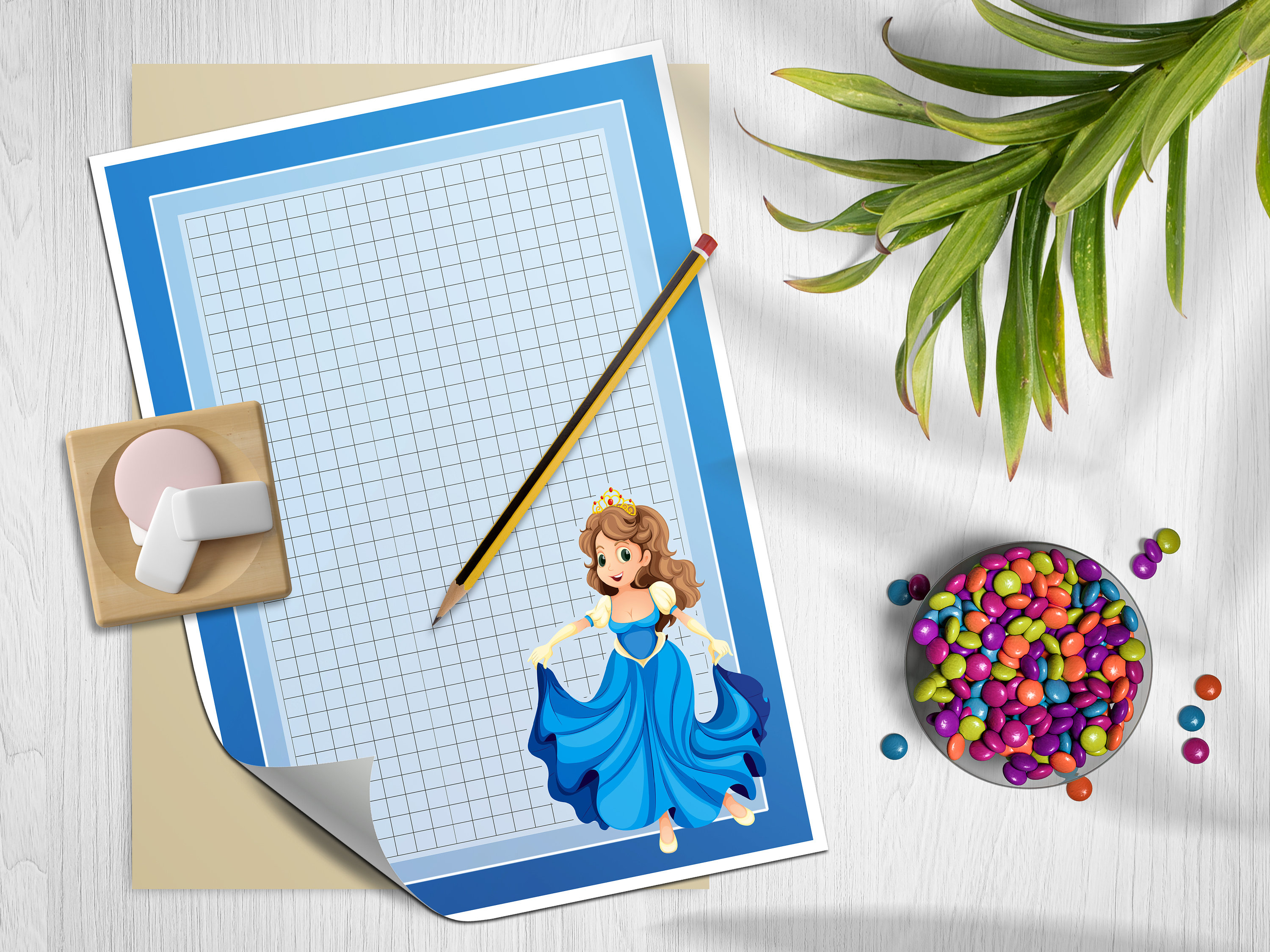 Letter Writing Paper Set For Kids Printable Stationery Etsy