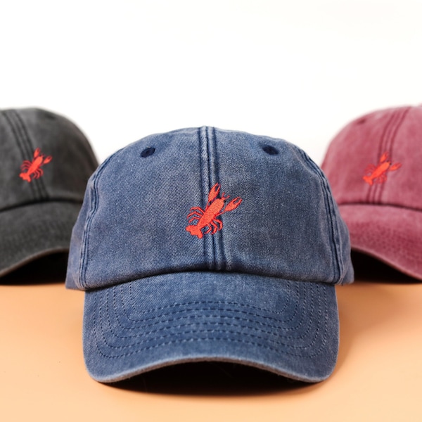 Lobster Baseball Cap Etsy