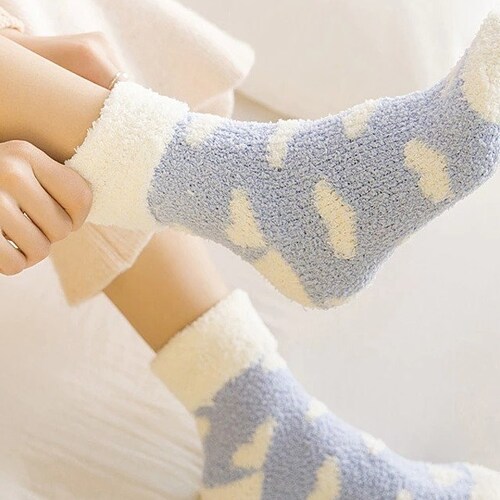 Rabbit Women Ladies Fluffy Bed Socks Winter Warm Lounge - Etsy UK