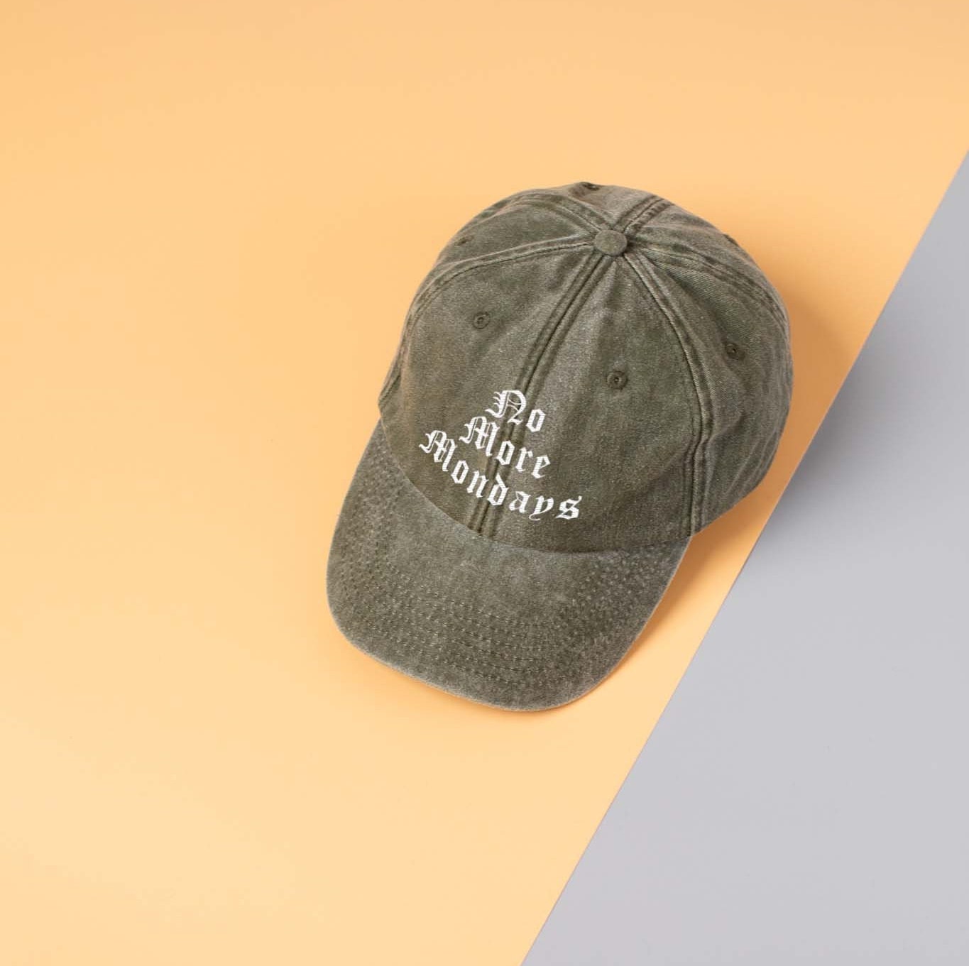 Custom Embroidered Vintage Cap: Personalized Text, Cotton Snapback