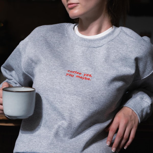 Custom Sweatshirt - Unisex Personalized Jumper with Your Text Embroidered - Custom Sweatshirt for Men and Women - Super Soft Cosy Sweater